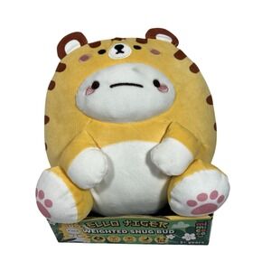 NEW Mimicoco Weighted Snug Bud‎ "Ello Tiger" Doll Plush Stuffed Animal 12X12